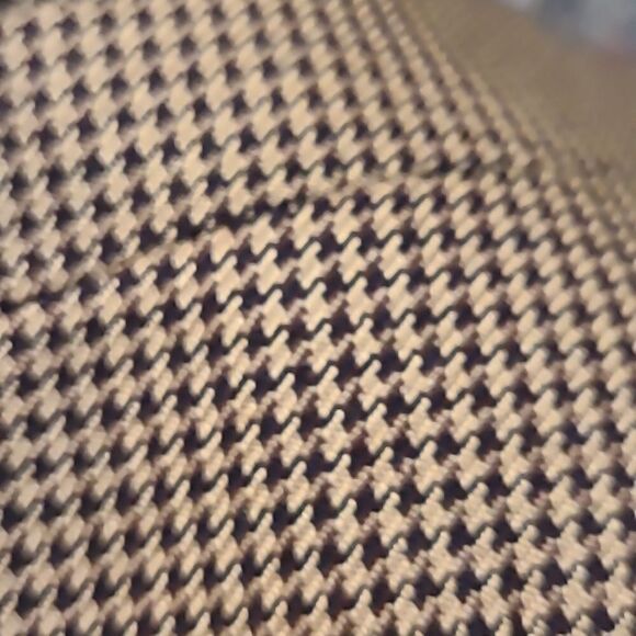 Nordstrom mens silk and wool blend mens tan and‎ black button front blazer - Picture 7 of 7